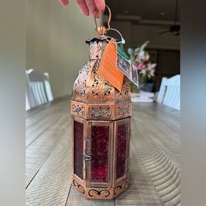Decorative Garden Tea-light Candle Lantern (NWT)